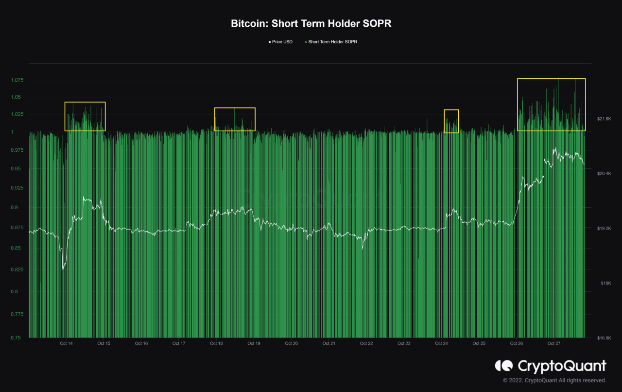 You are currently viewing Bitcoin Declines Slightly As Short-Term Holders Take Profits