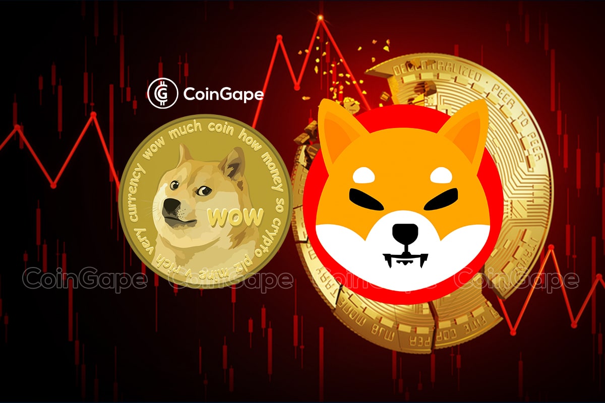 Read more about the article Dogecoin, Shiba Inu Drop Over 10% As Crypto Market Crash Deepens